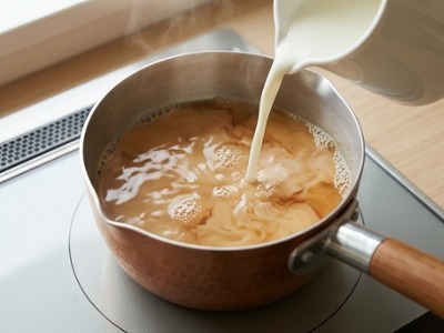 ロイヤルミルクティーの作り方2