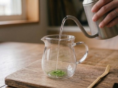 アイスよもぎラテの作り方1